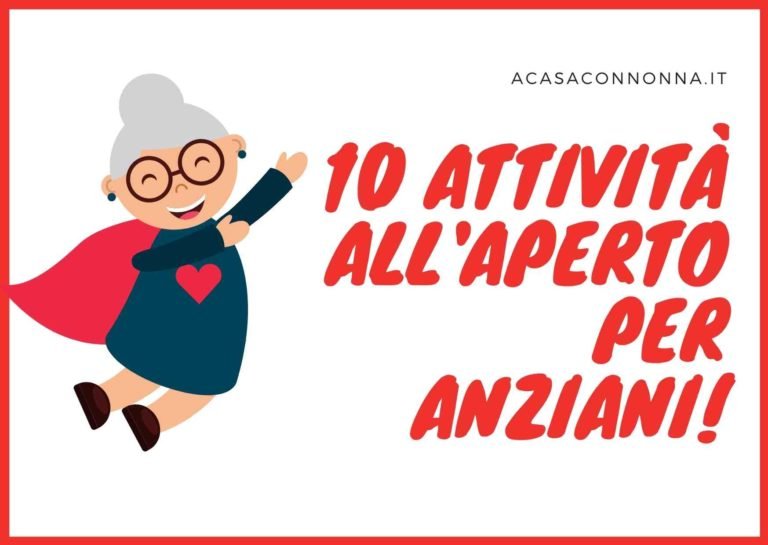 le migliori attività per anziani all'aperto