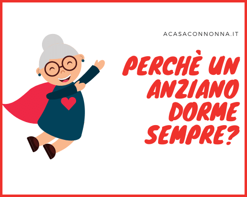anziano che dorme sempre